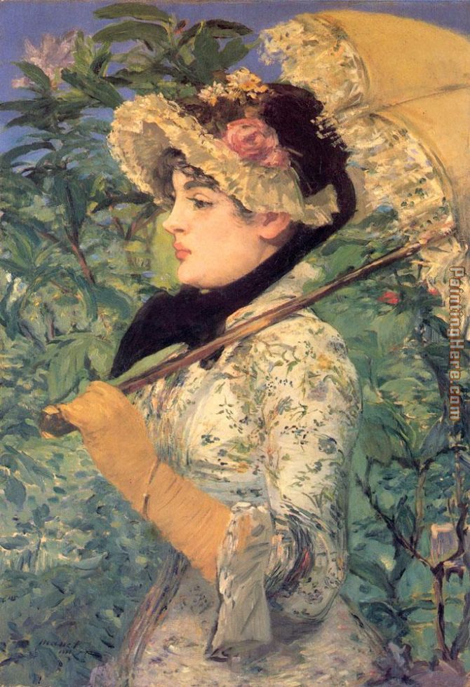 Spring painting - Edouard Manet Spring art painting